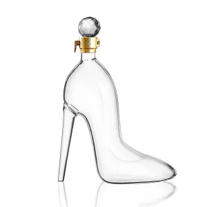 375ml 700ml High-Heels Shoes Shaped Whisky Decanter Glass Crystal