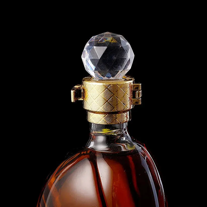 375ml 700ml High-Heels Shoes Shaped Whisky Decanter Glass Crystal