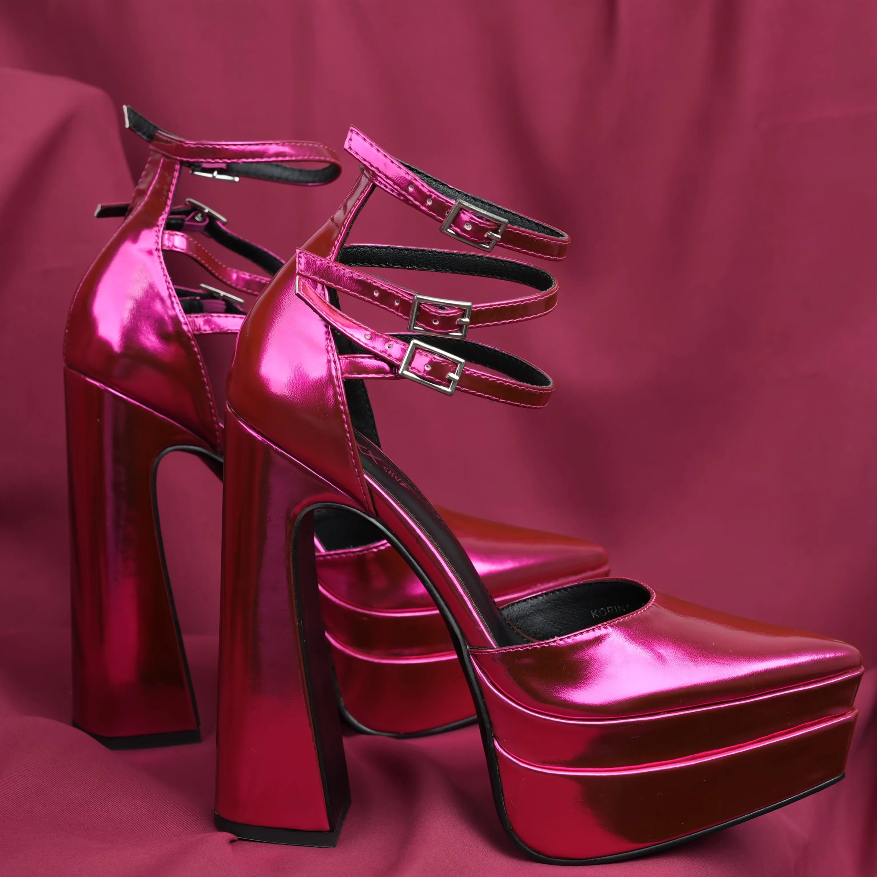 6 Inches Chunky Platform Heels