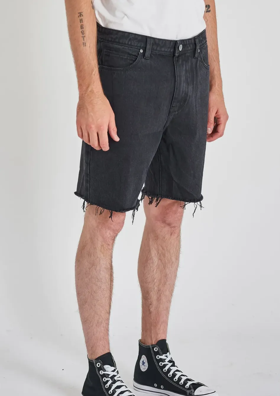 A 90S Straight Short Ballin Black
