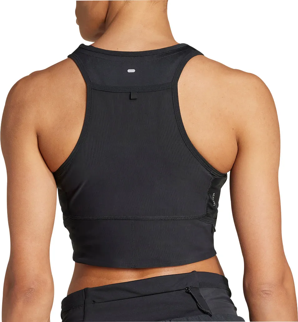 adidas Ultimate HEAT.RDY Womens Running Crop Top - Black