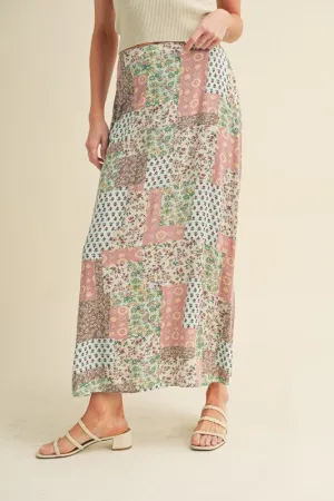 Aemi   Co Printed Maxi Skirt
