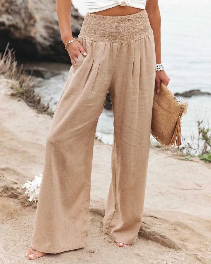 Aileen | Beach Wide-Leg Pants
