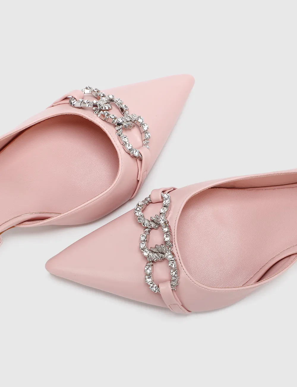 Angie Pointed Toe Heels (Pink)
