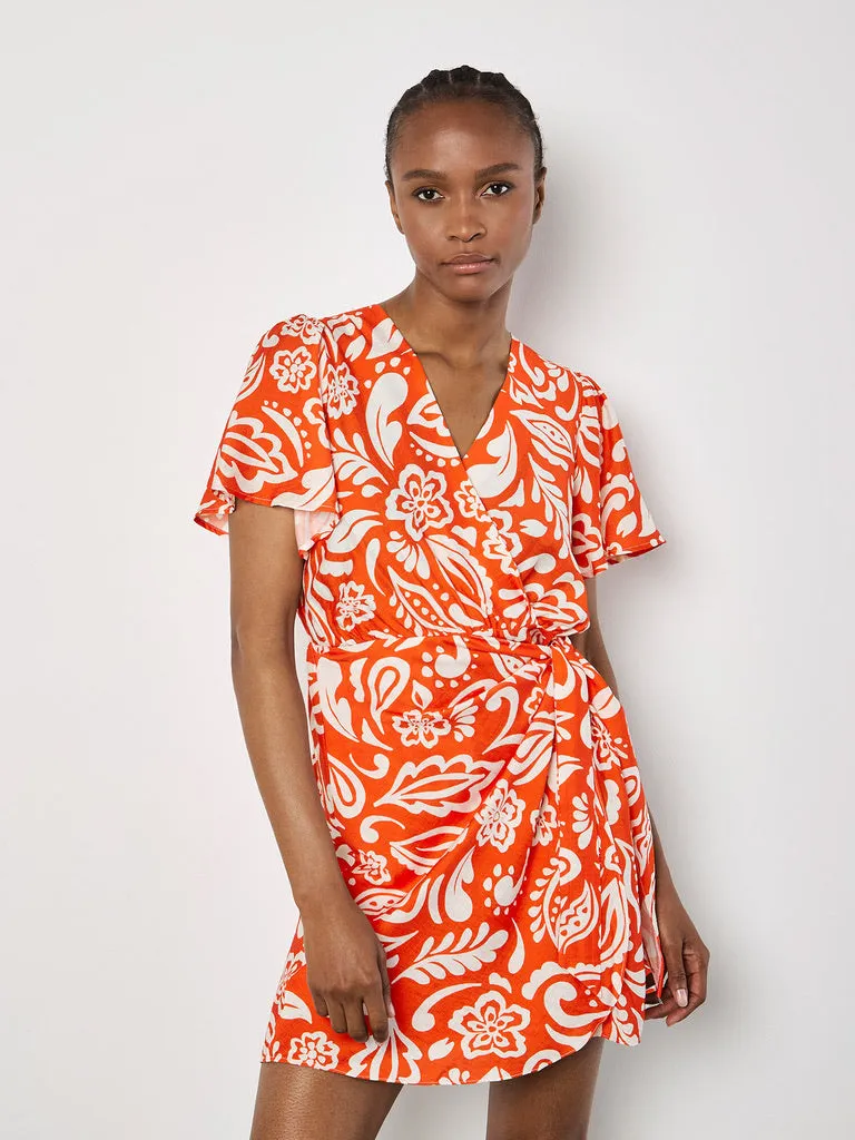 AP Paisley Wrap Dress