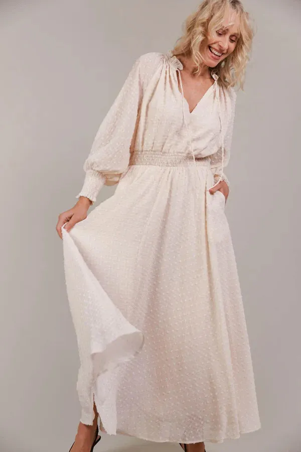 Ayana Maxi Dress -Ecru