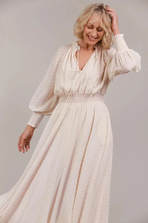 Ayana Maxi Dress -Ecru