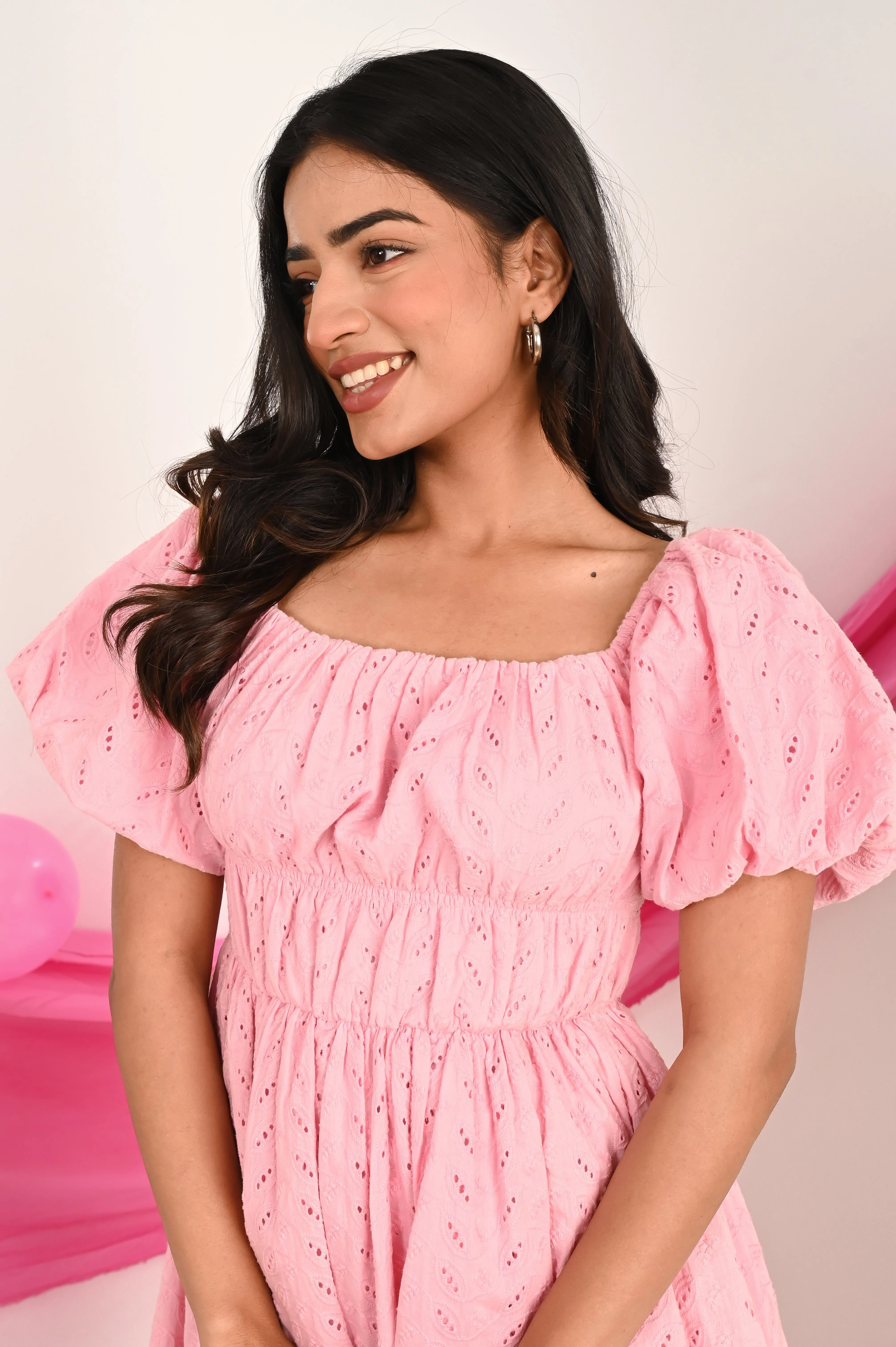 Barbie's Blushing Blossom Flare Dress