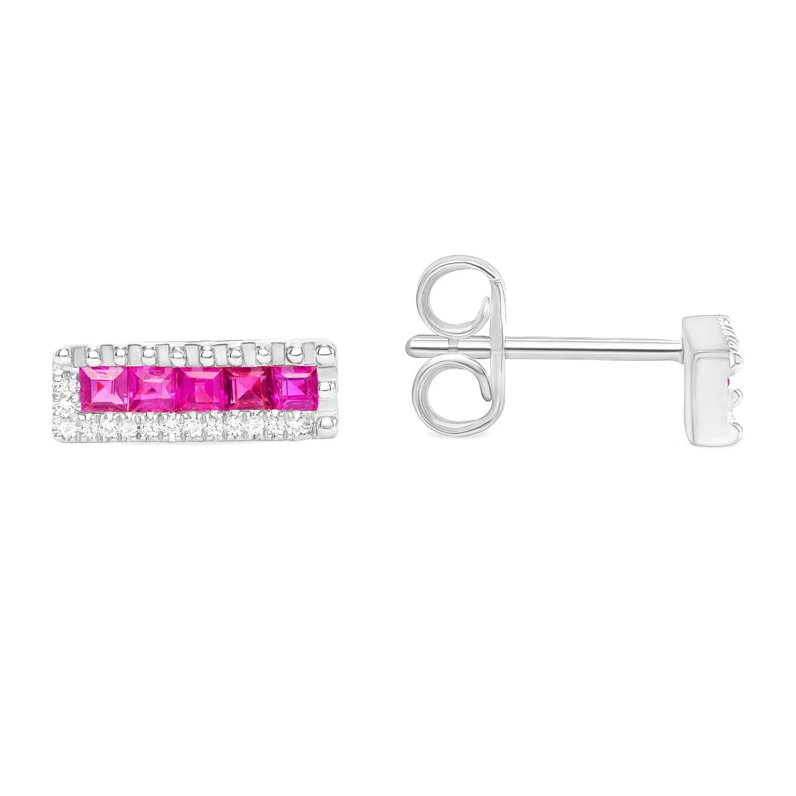 Barina Pink Sapphire Earrings