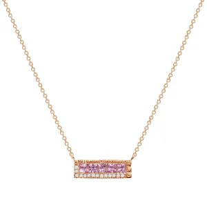Barina Pink Sapphire Necklace