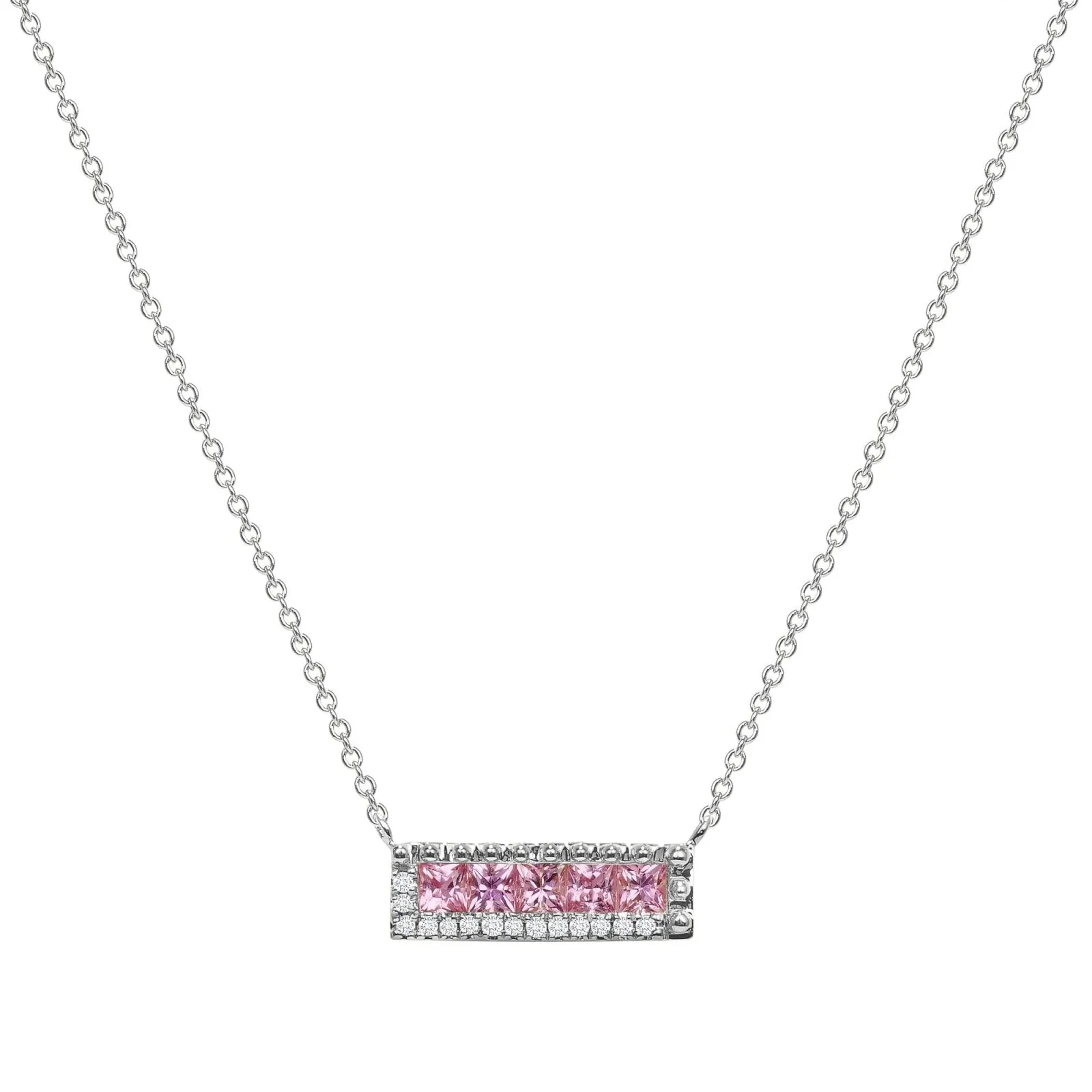 Barina Pink Sapphire Necklace