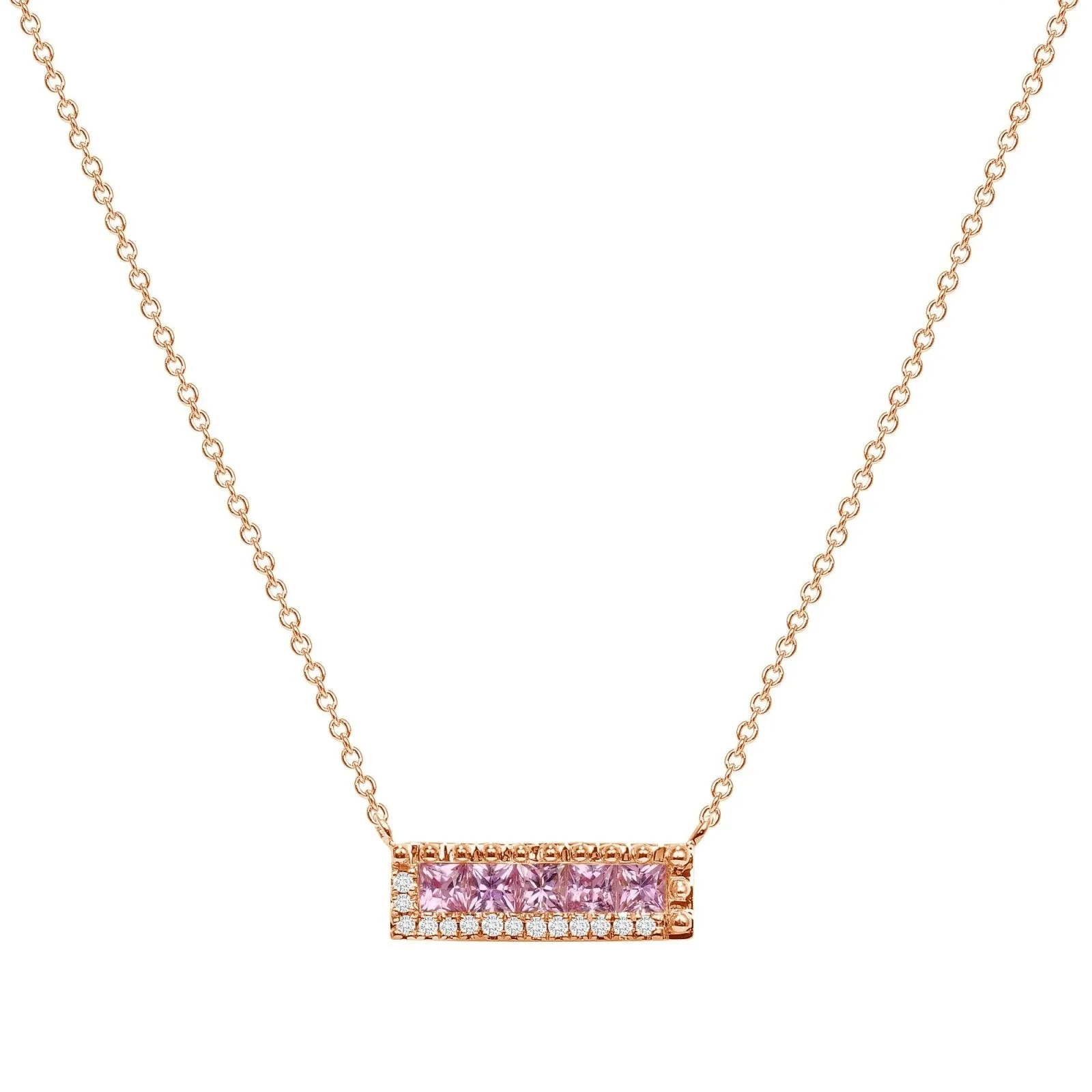 Barina Pink Sapphire Necklace