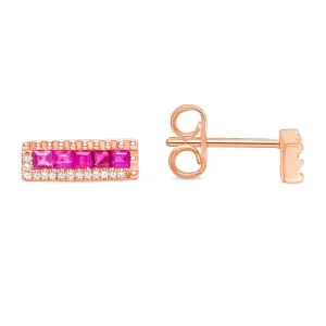 Barina Ruby Earrings
