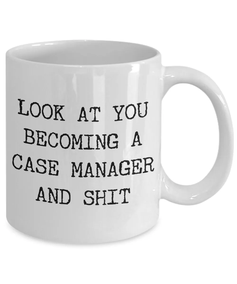 Becoming A Case Manager Mug Coffee Cup Funny Gift
