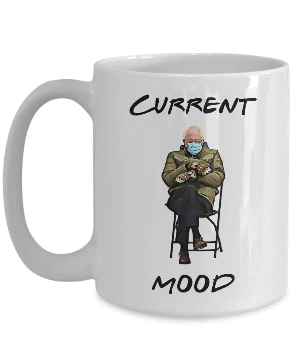 Bernie Sanders Mittens Mug Funny Inauguration 2021 Coffee Cup