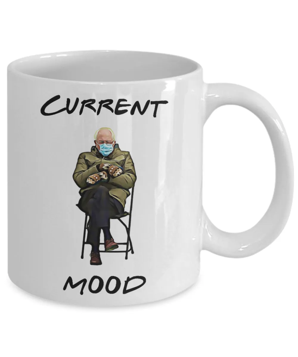 Bernie Sanders Mittens Mug Funny Inauguration 2021 Coffee Cup