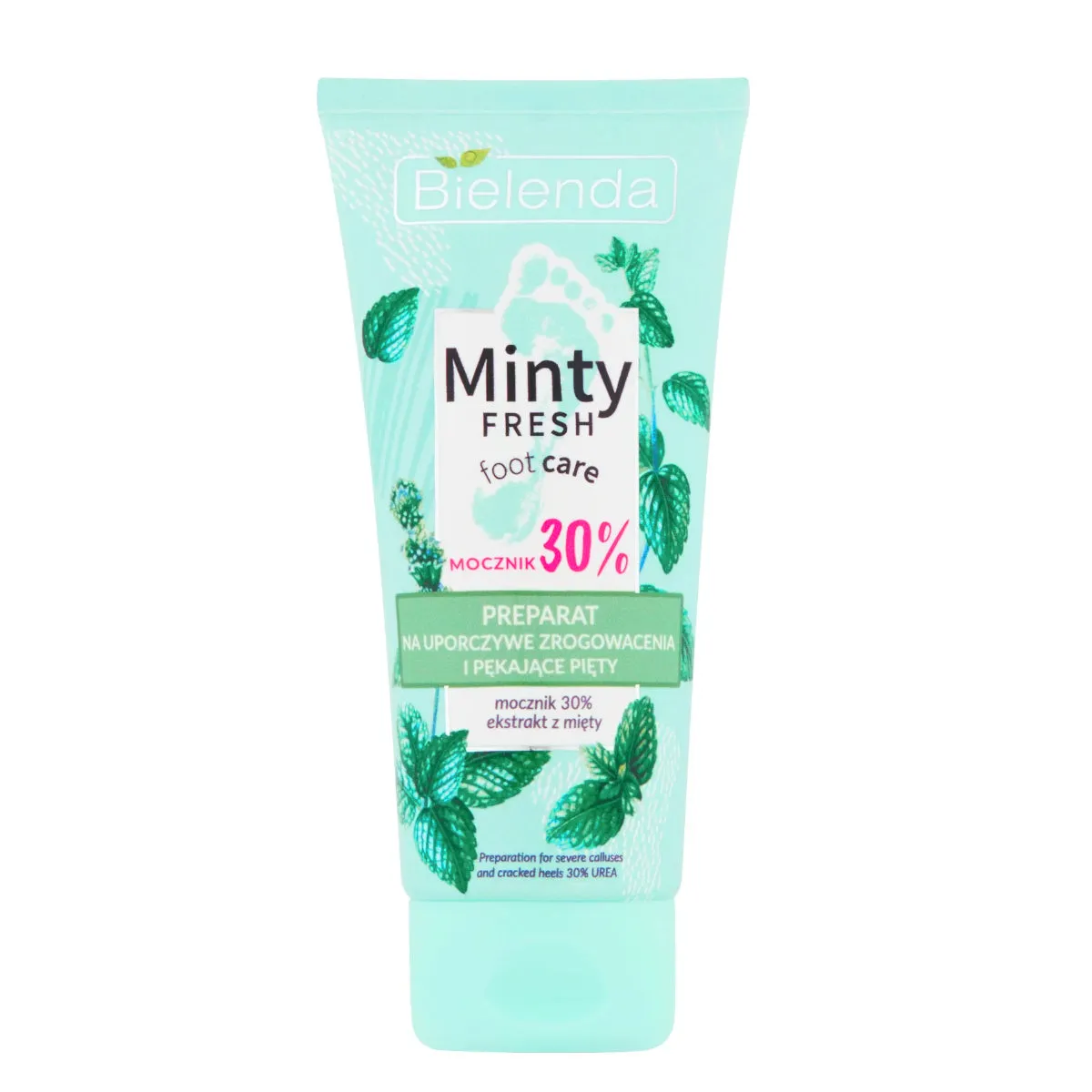 Bielenda Minti Fresh Foot Cream for Callouses & Cracked Heels 30% Urea