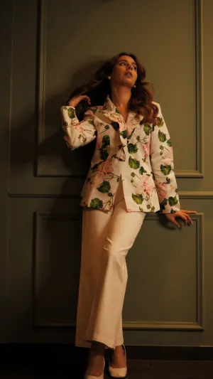 Blossom Charm Blazer Trouser Set