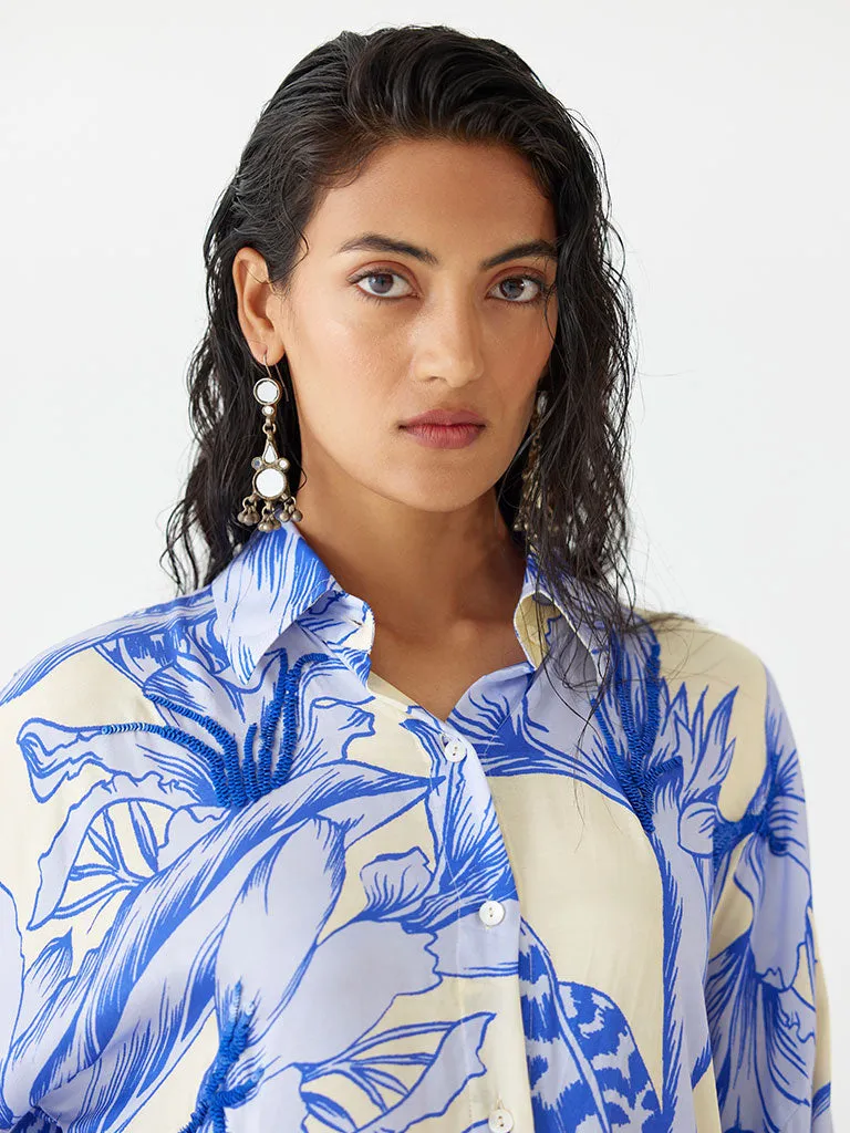 Blue Aphrodite Co-ord Set