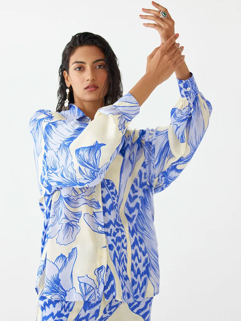 Blue Aphrodite Co-ord Set