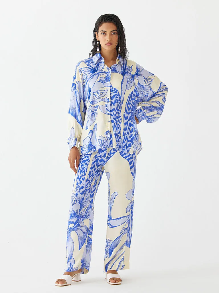 Blue Aphrodite Co-ord Set