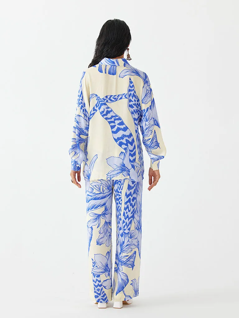 Blue Aphrodite Co-ord Set