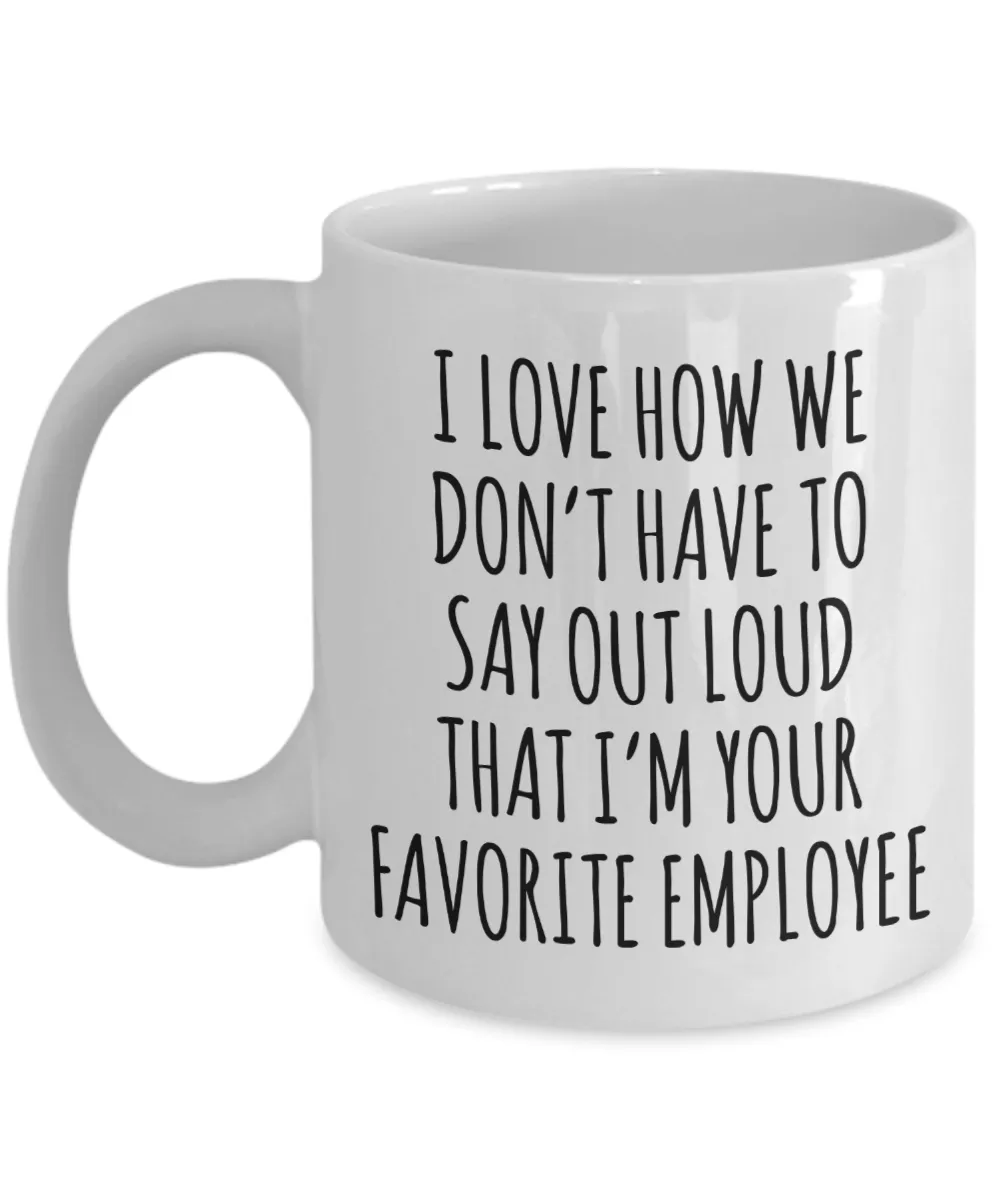 Boss's Day Gift for Boss Mug Office Humor Happy Bosses Day Funny Sarcastic Coffee Cup