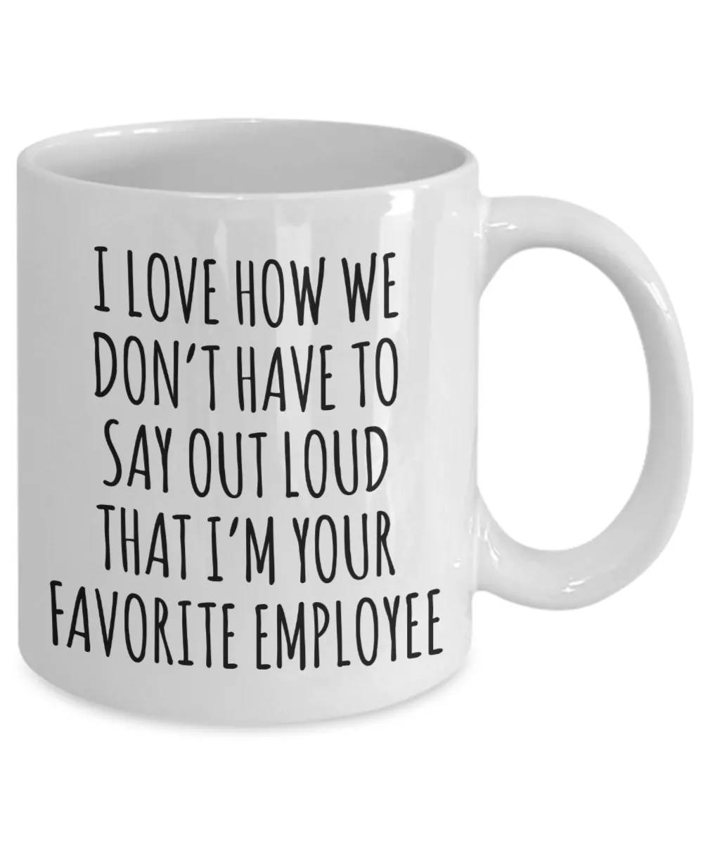 Boss's Day Gift for Boss Mug Office Humor Happy Bosses Day Funny Sarcastic Coffee Cup