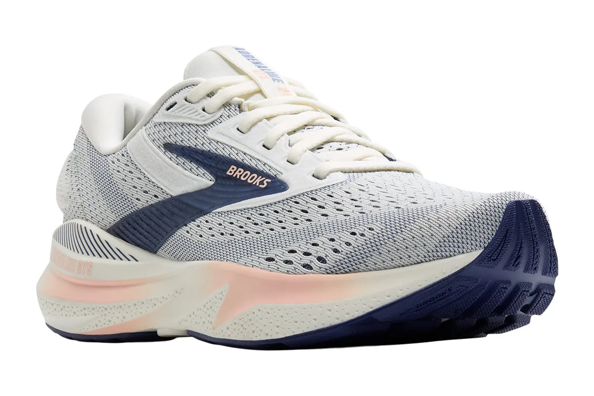 Brooks Adrenaline GTS 24 D Grey/Blue Ribbon/Peach Womens