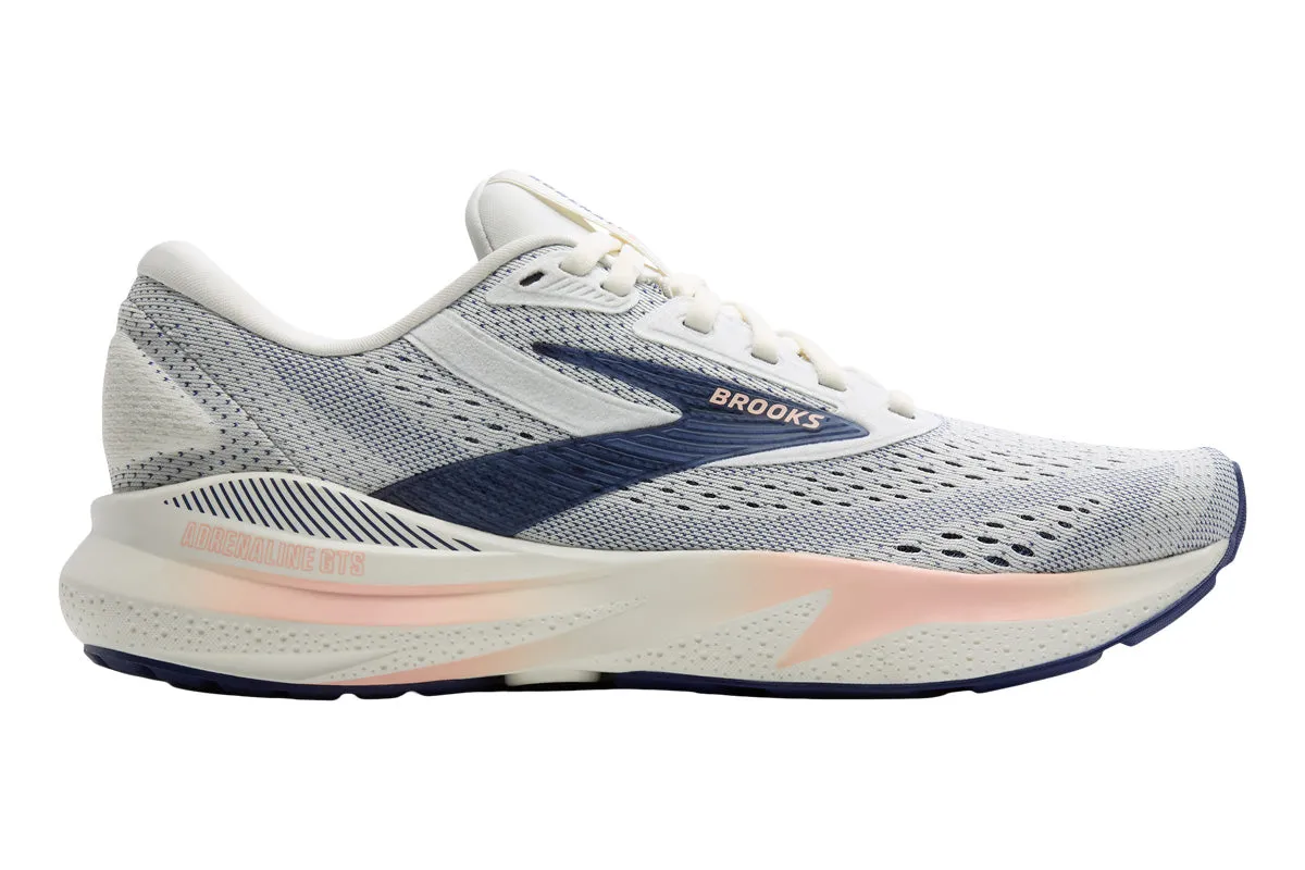 Brooks Adrenaline GTS 24 D Grey/Blue Ribbon/Peach Womens