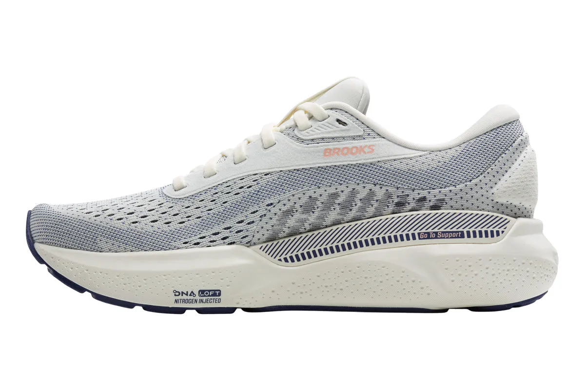 Brooks Adrenaline GTS 24 D Grey/Blue Ribbon/Peach Womens