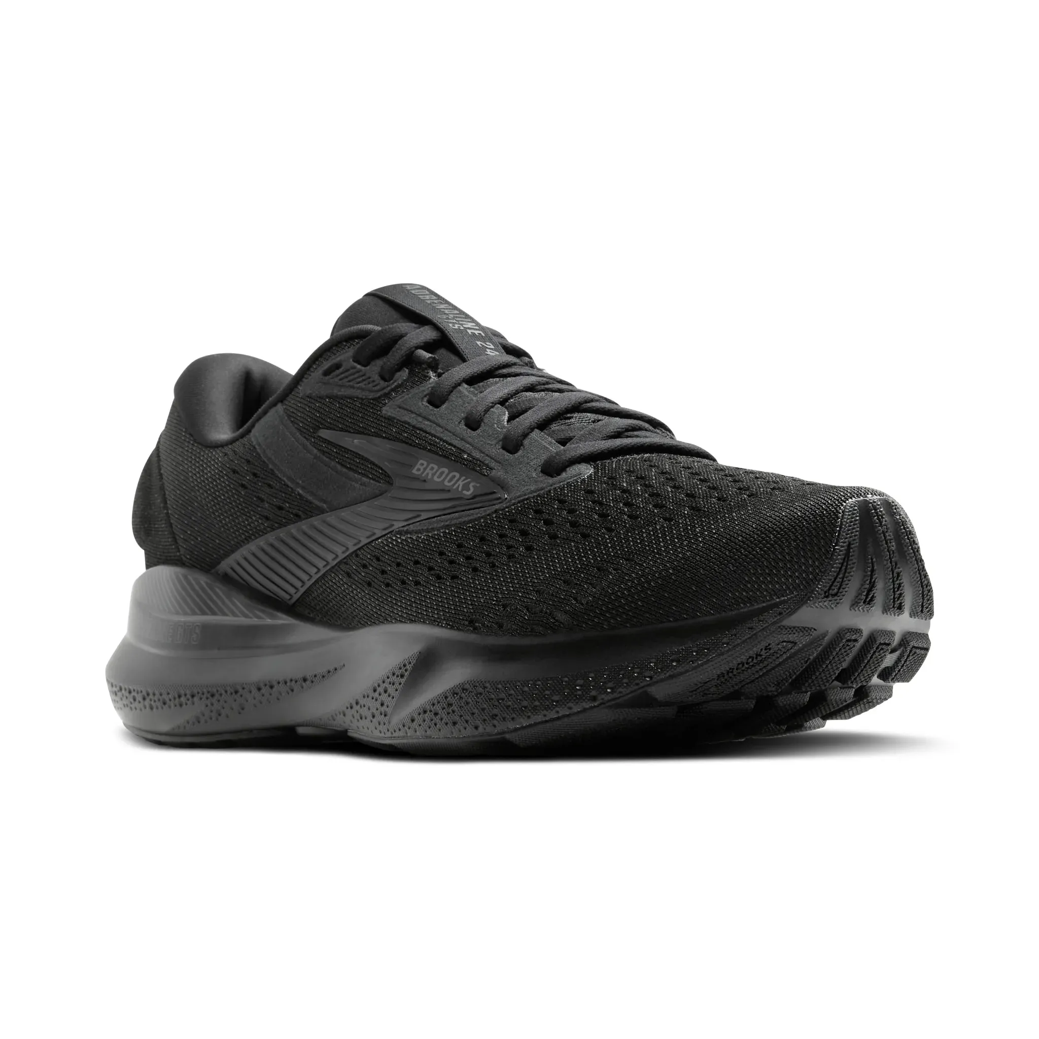 Brooks Women's Adrenaline GTS 24 Running Shoe - Black/Black/Ebony