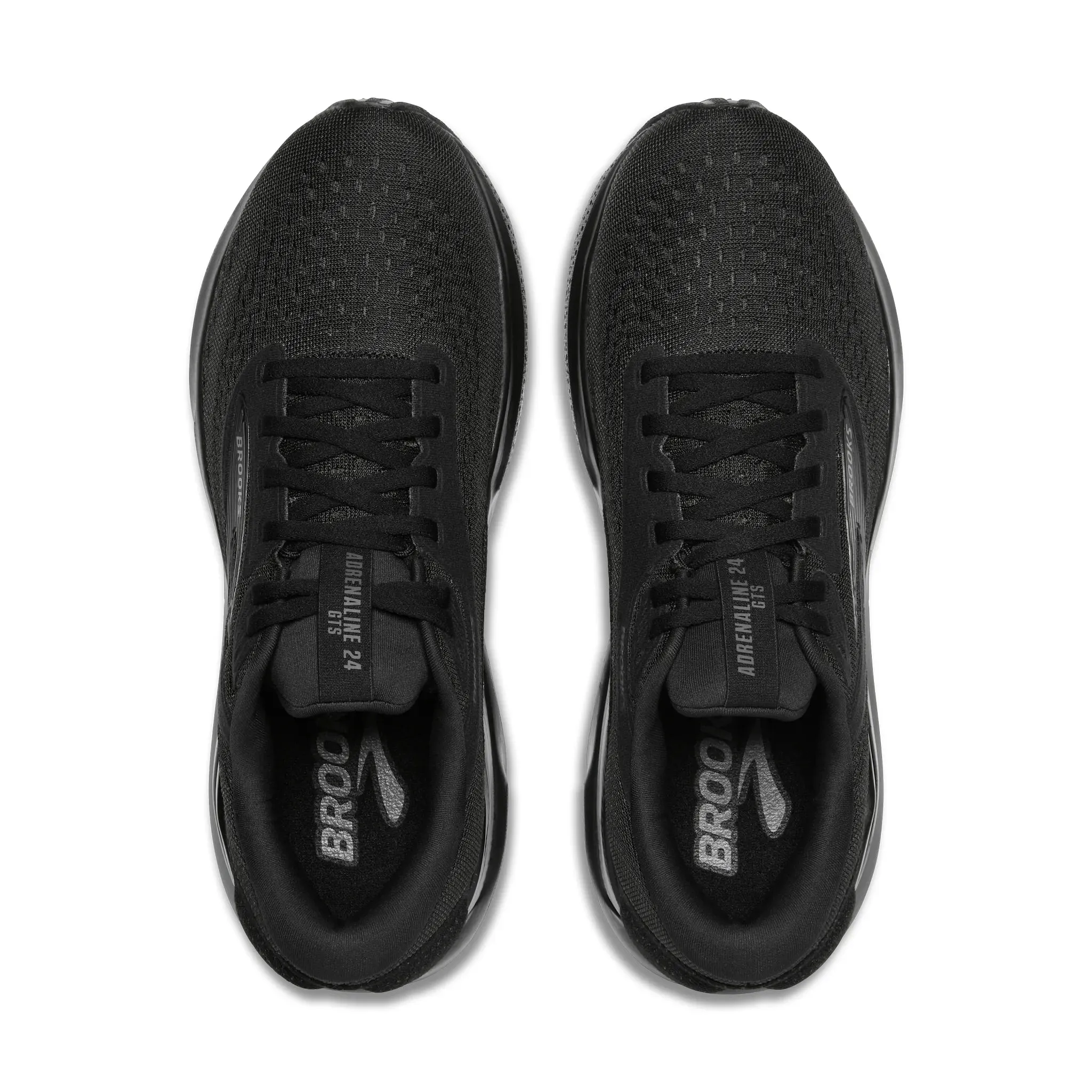 Brooks Women's Adrenaline GTS 24 Running Shoe - Black/Black/Ebony