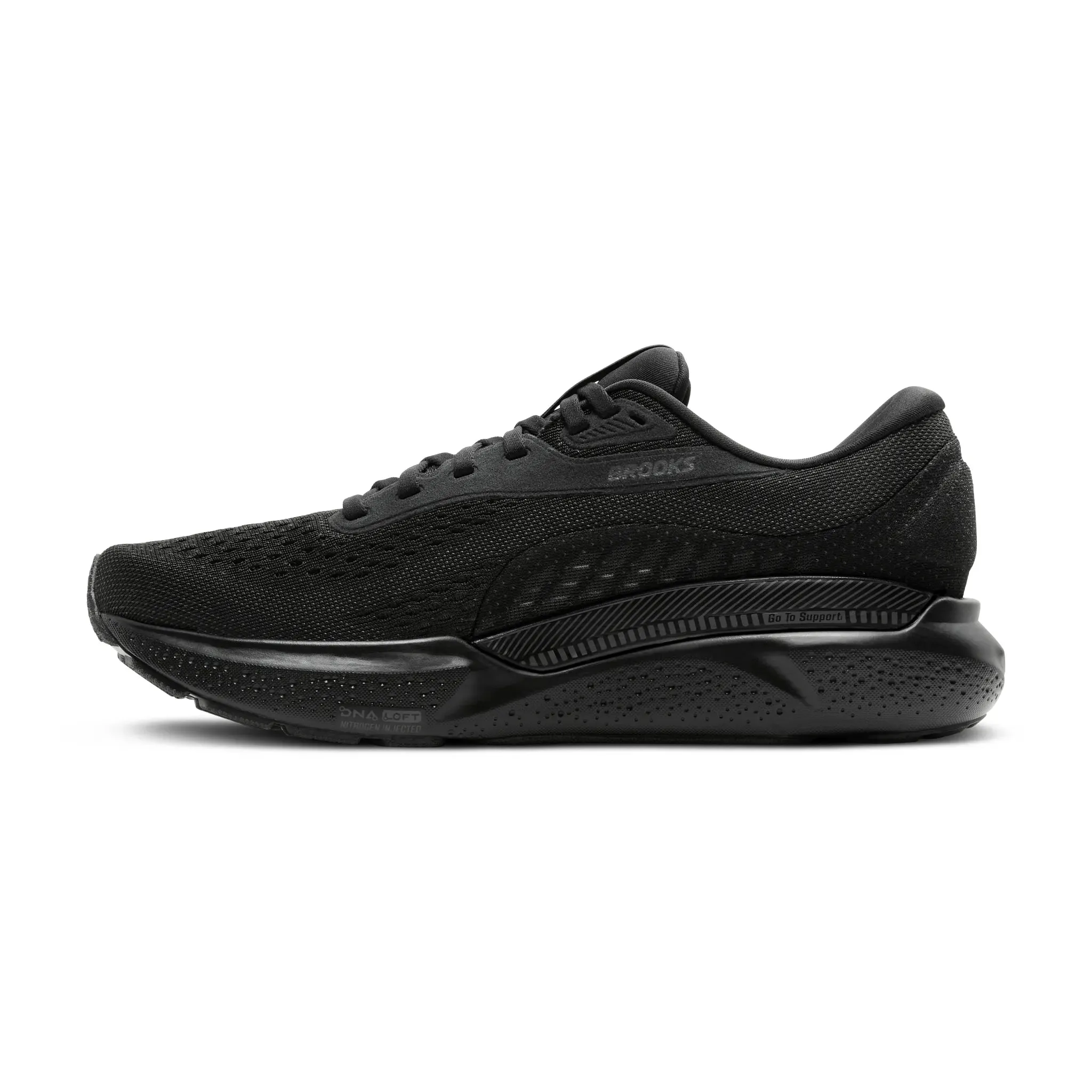 Brooks Women's Adrenaline GTS 24 Running Shoe - Black/Black/Ebony