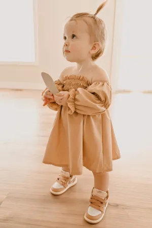 Calliope Puff Sleeve Dress - Tumbleweed