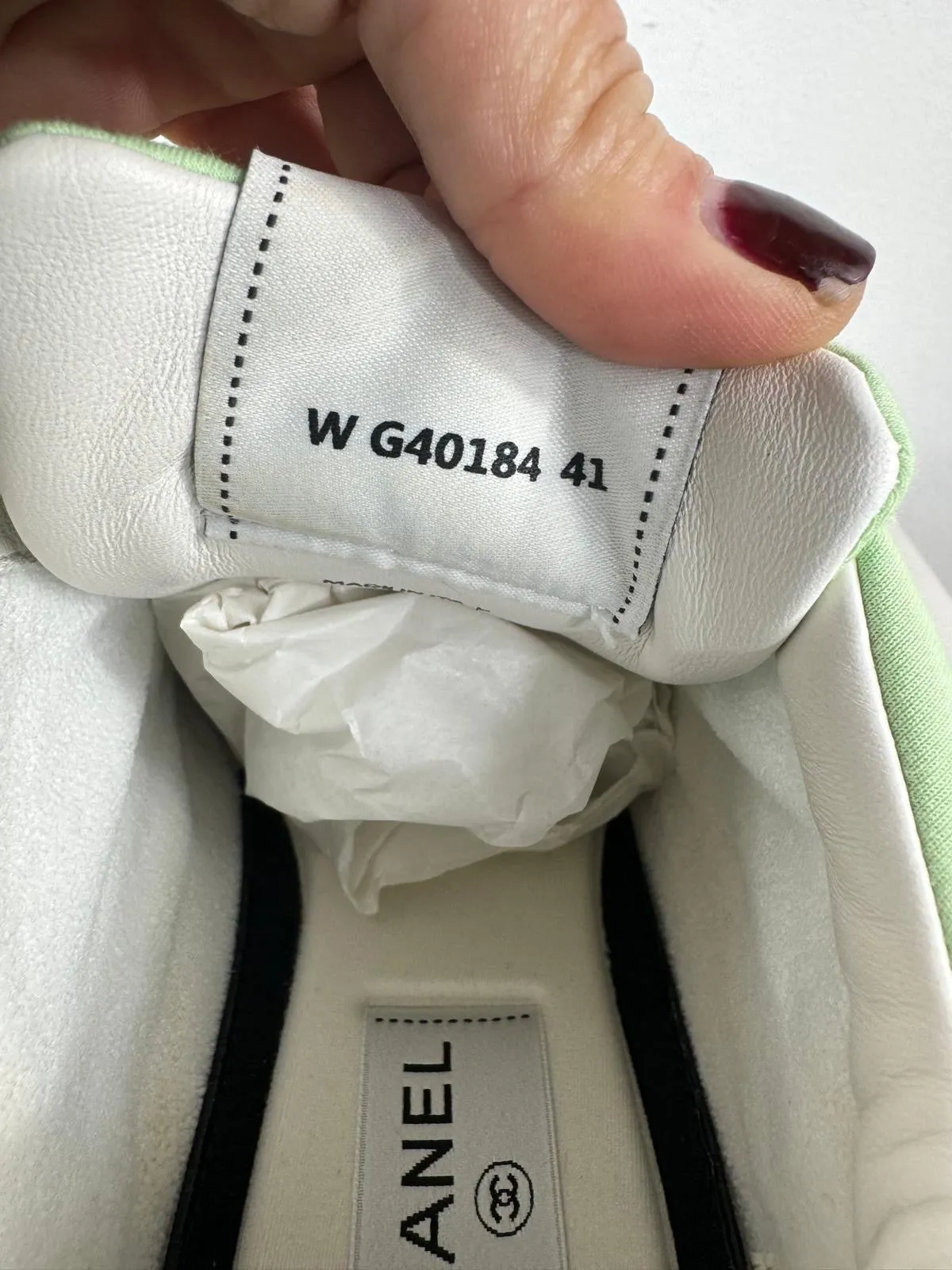 CHANEL INTERLOCKING CC LOGO SUEDE MIXED FABRIC SNEAKERS