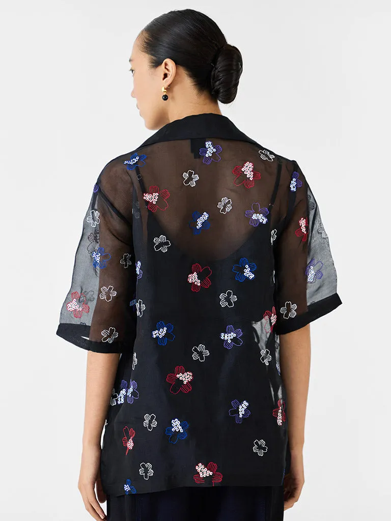 Cherry Blossom Organza Shirt