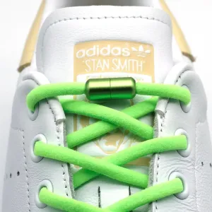 Colorful Capsule Buckle Elastic No-Tie Shoelaces for Sneakers - Semicircle Design for Kids and Adults