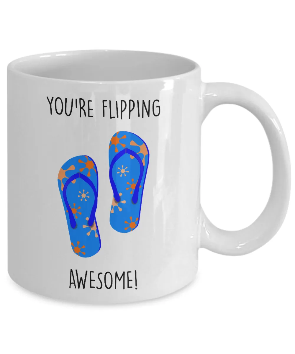 Congratulations You're Flipping Awesome Mug Coffee Cup Funny Gift