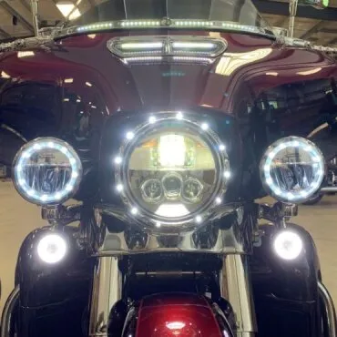 Custom Dynamics TruBEAM® 4.5" Amber/White Halo Passing Lamps for HD