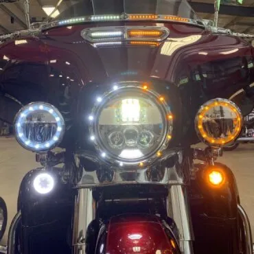 Custom Dynamics TruBEAM® 4.5" Amber/White Halo Passing Lamps for HD