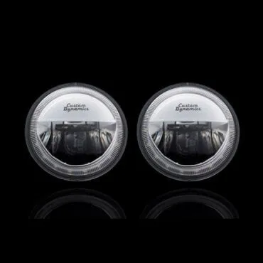 Custom Dynamics TruBEAM® 4.5" Amber/White Halo Passing Lamps for HD