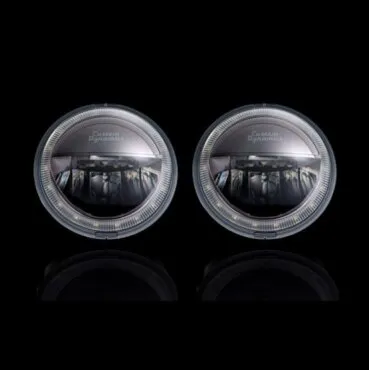 Custom Dynamics TruBEAM® 4.5" Amber/White Halo Passing Lamps for HD