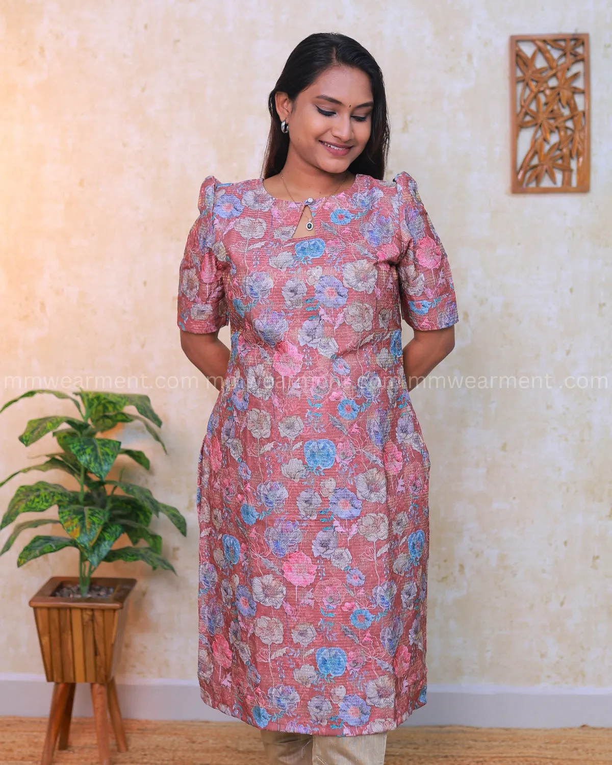 Deema | Designer Silk Kurti