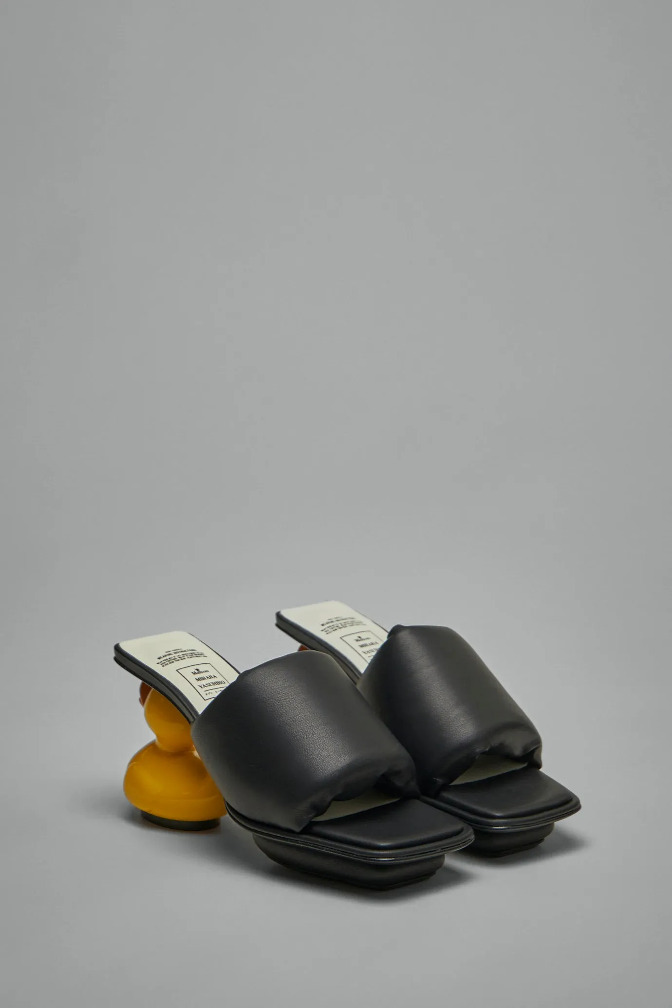 Duck Heel Puffer Sandal