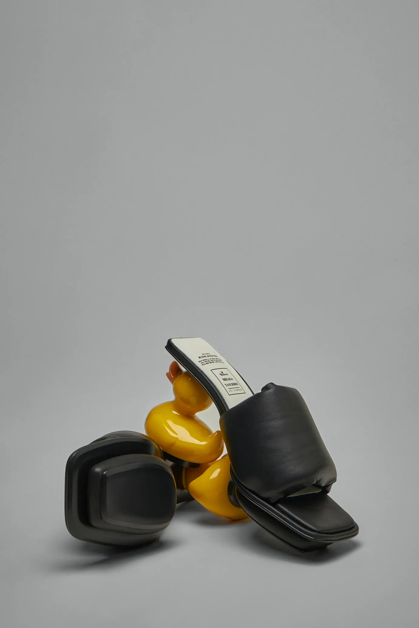 Duck Heel Puffer Sandal