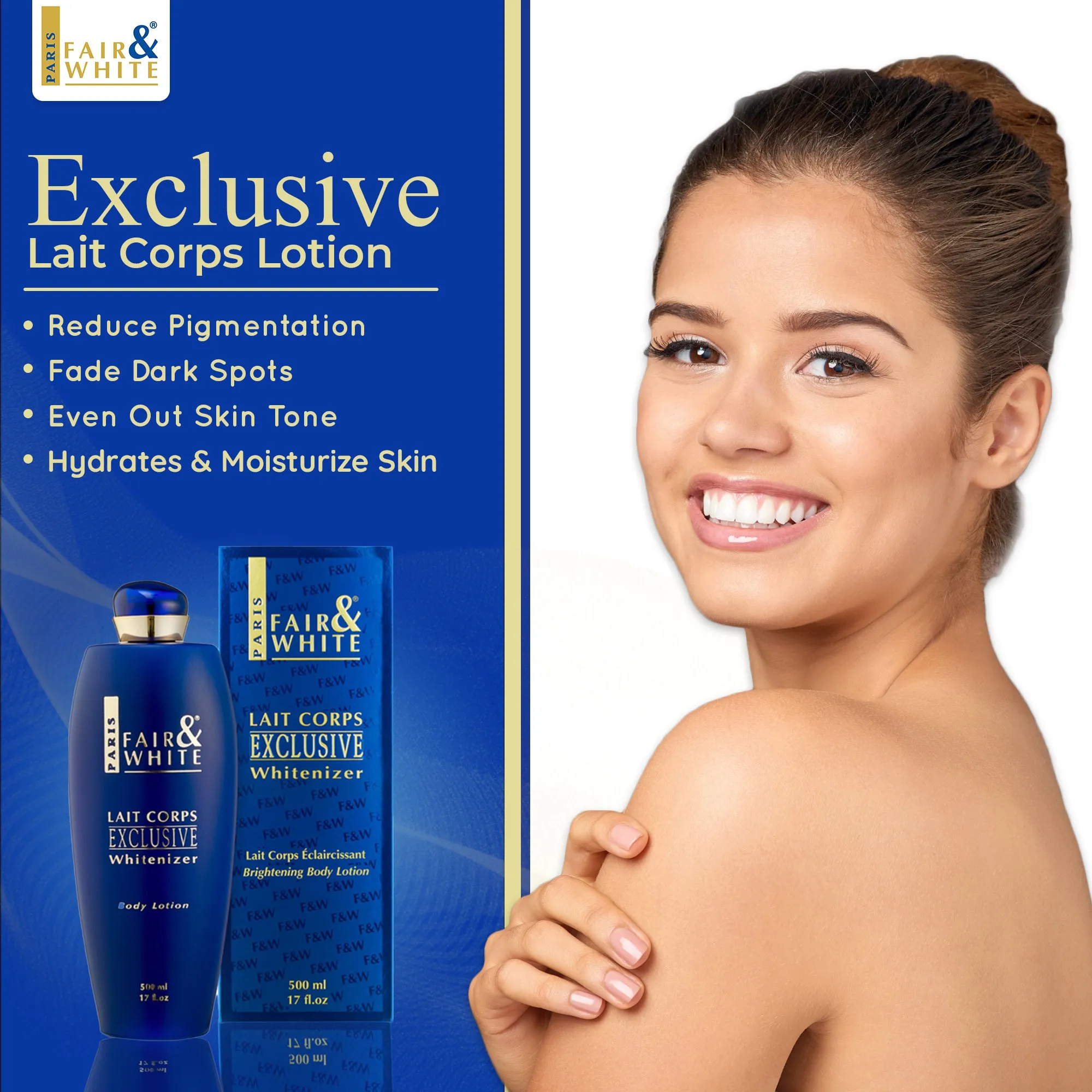 Fair & White Exclusive Whitenizer Body Lotion NHQ