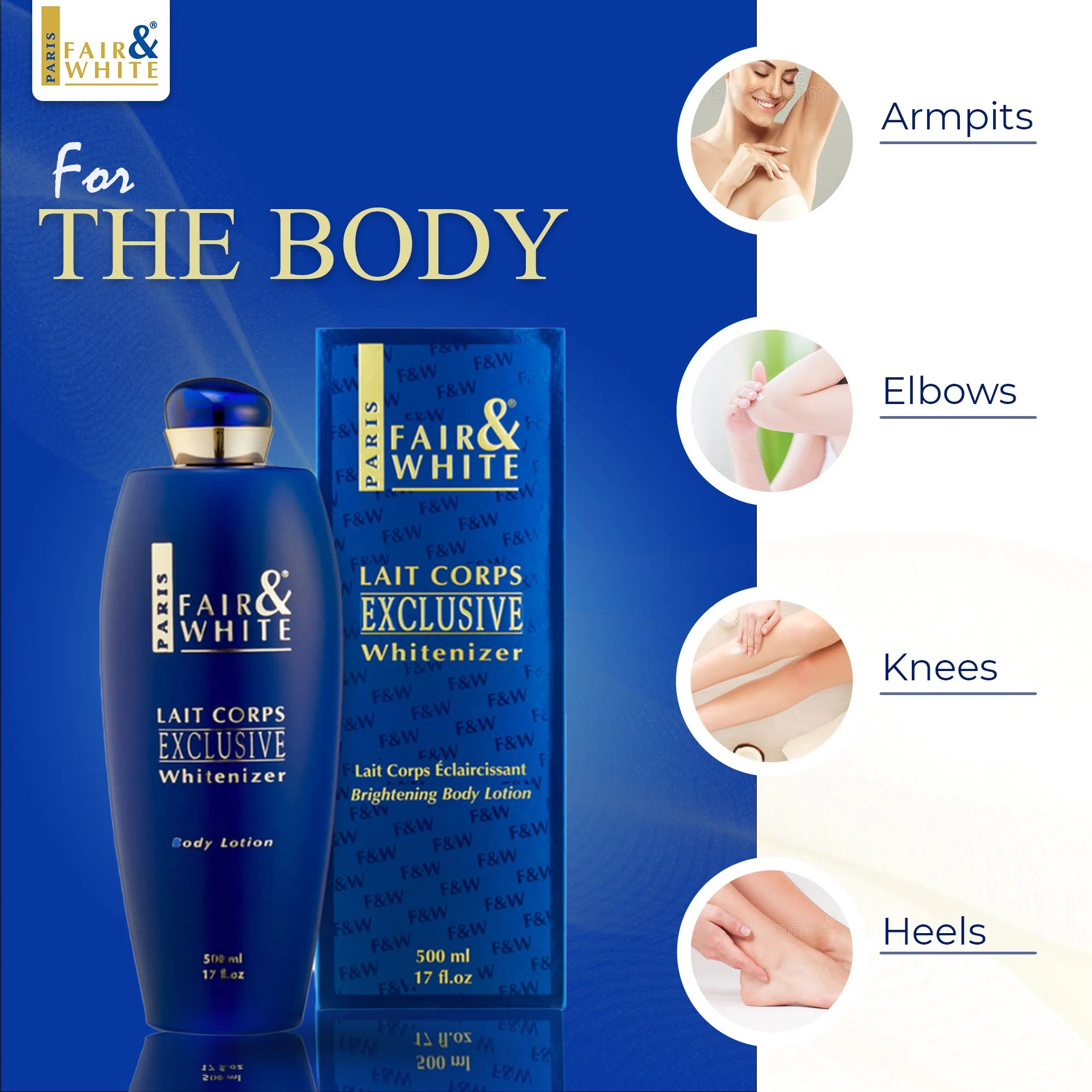 Fair & White Exclusive Whitenizer Body Lotion NHQ