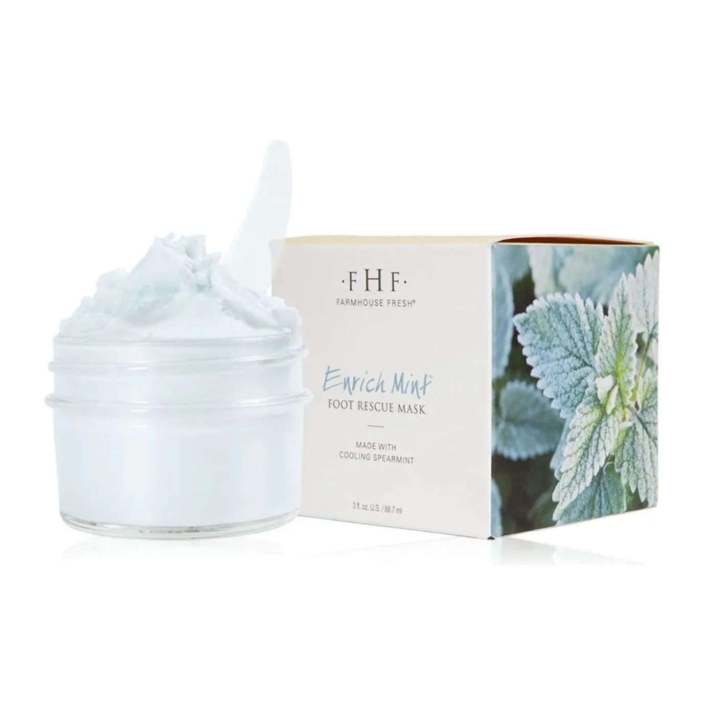 Farmhouse Fresh Enrich Mint Foot Rescue Mask 3 oz.