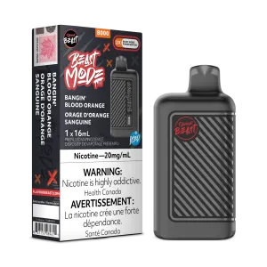 Flavour Beast Beast Mode 8K - Bangin' Blood Orange Iced Disposable Vape